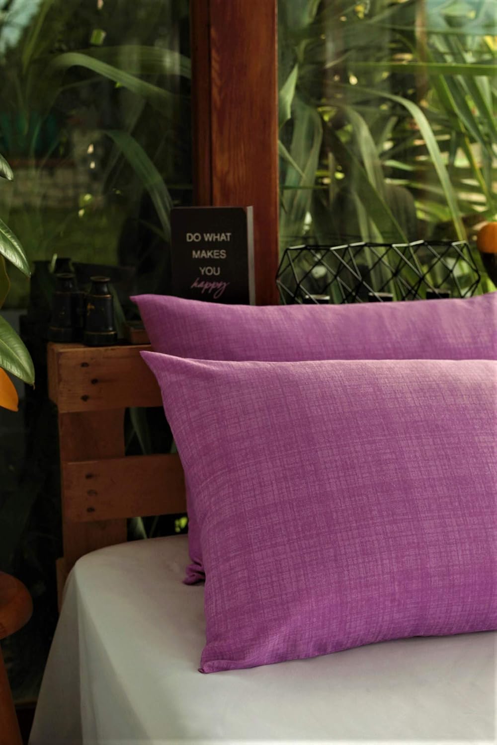 AT7524  Yastik Kilifi, Mor, 2'li