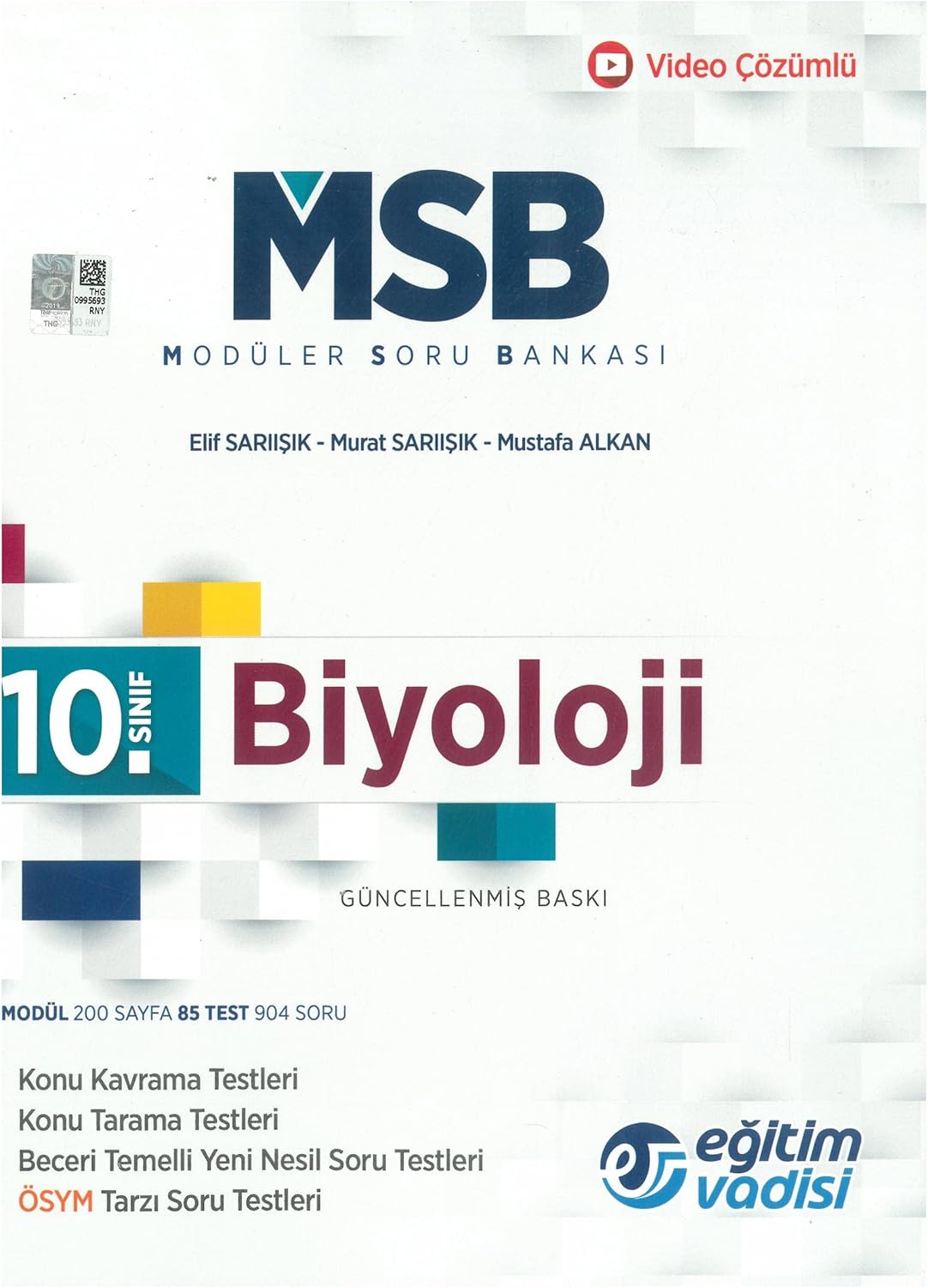 Eğitim Vadisi 10. Sınıf Biyoloji Modüler Soru Bankası