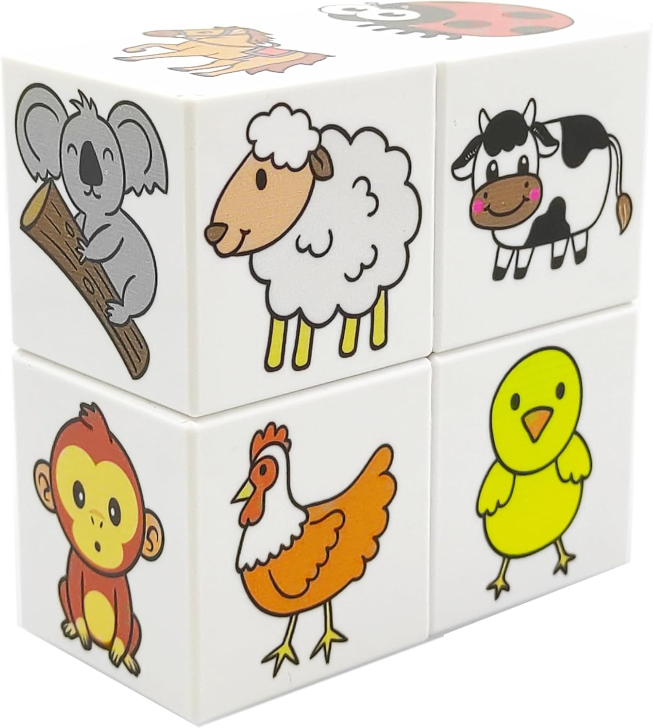 Ece'nin Mini Hayvanat Bahçesi, 24 Sevimli Hayvan Figürü (Manyetik Bebek Oyuncakları)