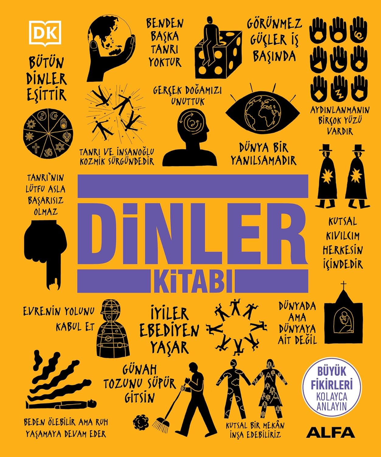 Dinler Kitabı (Ciltli): Büyük Fikirleri Kolayca Anlayın