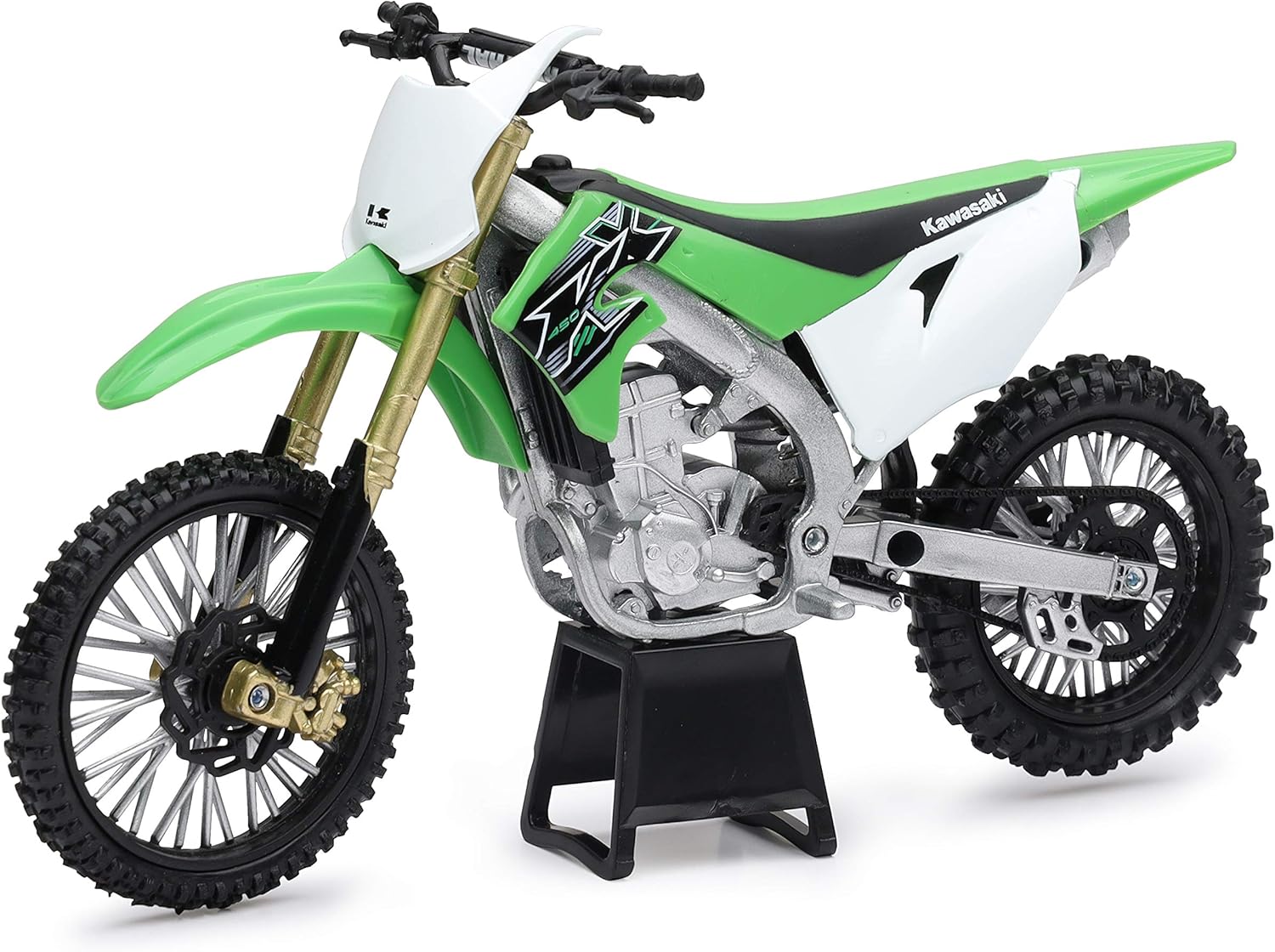 New-Ray Kawasaki KX 450F Yeşil 1/12 Diecast Motosiklet