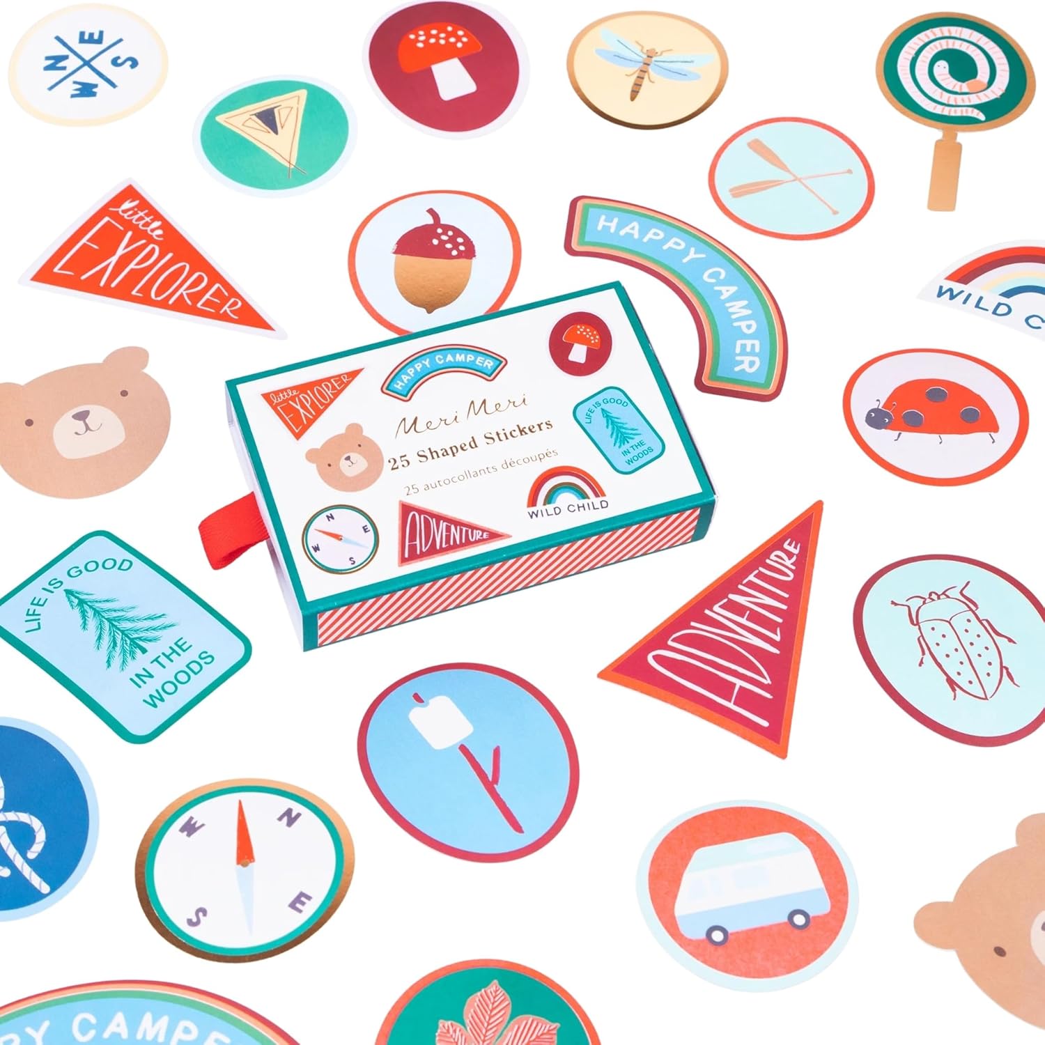 - Kamp Die-Cut Stickers - 25 Adet