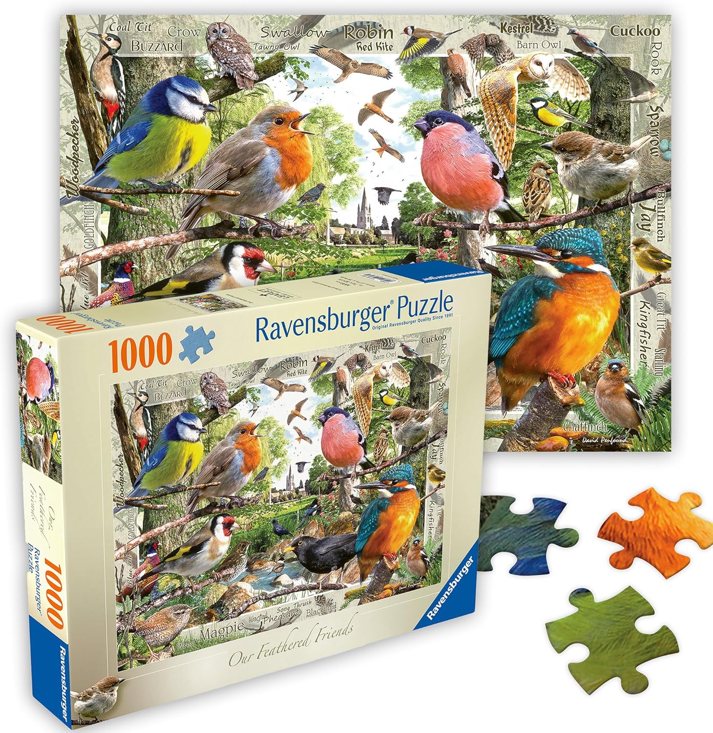 , 1000p Puzzle Tüylü Dostlar, Yetişkin Puzzle