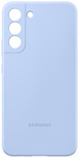 Silikon akıllı telefon kılıfı EF-PS906 Galaxy S22+ için, cep telefonu kılıfı, silikon, koruyucu kılıf, darbeye dayanıklı, ince ve kullanışlı, açık mavi