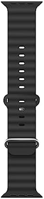 Ocean Band Ultra 49 mm 45 mm 44 mm 42 mm, Kadın Erkek Spor Dış Mekan Silikon Kayış iWatch Serisi Ultra SE 8 7 6 5 4 3 2 1