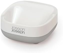 70511 Drenajlı İnce Kompakt Sabunluk, Gri, 7,1 x 3,6 x 8,4 cm