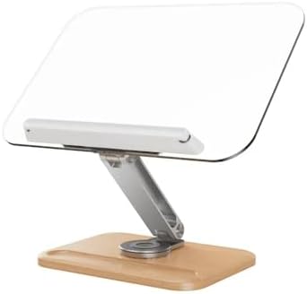 Profesyonel Kitap Okuma Tutucu Şeffaf Ders Çalışma Sunum Standı iPad ile uyumlu Çizim Kitap Okuma Katlanabilir Ahşap Tabanlı Ayarlanabilir Tutucu R26
