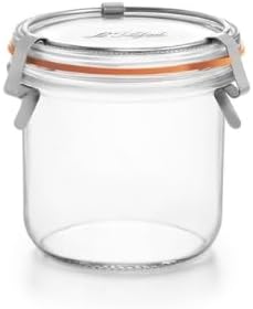 Klipsli 2'li Cam Kavanoz Seti (1 Adet 580 ml - 1 Adet 425 ml)