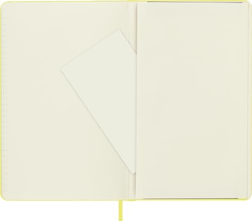 Klasik Defter, Sert Kapak, Büyük (5" x 8.2") Çizgili, Sarı, 240 Sayfa