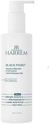 Akneli&Yağlı Cilt Tipleri için Hassas Yüz Yıkama Jeli 200 ML Black P.int