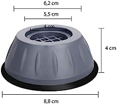 Beyaz Eşya Altlığı Ayağı Çamaşır Bulaşık Makinası Buzdolabı Yükseltici Titreşim Önleyici stoper 4 ADET