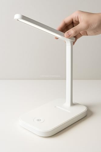 Led Mini Masa Lambası Telefon Tutuculu Şarjlı 3 Modlu Beyaz, Sarı, Günışığı Dekoratif Gece Lambası Taşınabilir