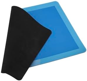 Sihirli Su Emici Banyo ve Çok Amaçlı Kaydırmaz Tabanlı Dikdörtgen Paspas 58 x 38 cm, Açık Mavi