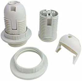 E27 Beyaz Dişli Duy -Avize Duy,Masa lambası Duyu, Duyu