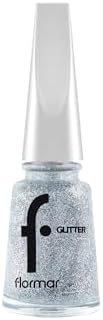 Yoğun Simli Şeffaf Oje  Nail Enamel Gl038 Holographic Silver