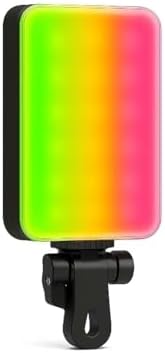 GZ666RGB Clip-Fill Taşınabilir Mini RGB Led Selfie Işığı