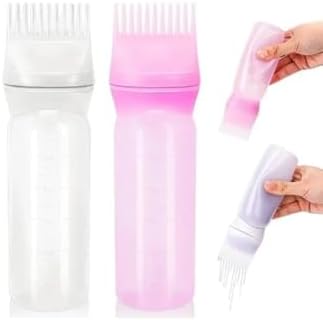 Taraklı Saç Boyama ve Bakım Yağı Uygulama Şişesi 1 ADET