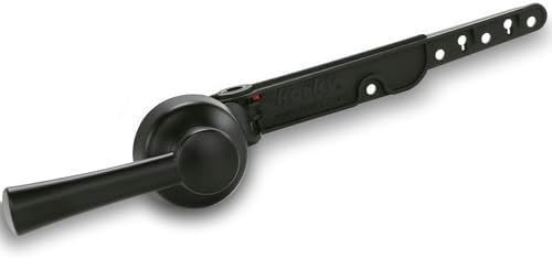 6034BP Strongarm Tank Kolu Basit Stil Mat Siyah - Evrensel Ön Açılı Yan Sol ve Sağ Montaj Tuvaletlerine Uyar