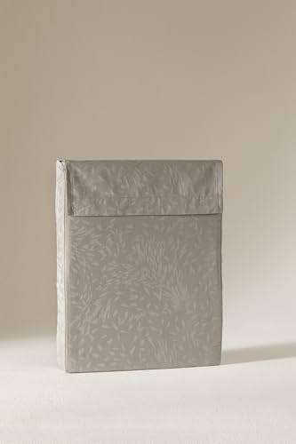 Yüzde Yüz Pamuk Nevresim Seti 240x220 cm Taş - Plume Serisi