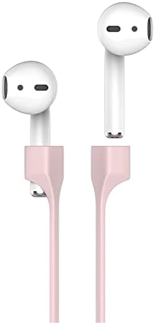 AirPods Uyumlu Mıknatıslı Kulaklık Askısı – Boyun Askısı – AirPods 1-2-3 Pro Uyumlu – Silikon Kordon – 74cm – Spor & Günlük Kullanım – Düşmeye Karşı Koruma Pembe