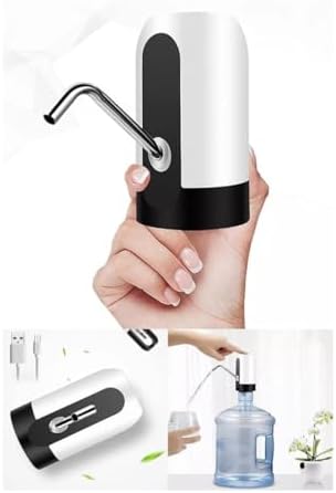 Şarjlı Su Pompası – USB Şarjlı Otomatik Damacana Pompası 304 Paslanmaz Çelik Musluklu, Taşınabilir Su Dağıtıcı