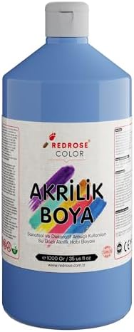 Açık Mavi Akrilik Boya 1000 gr