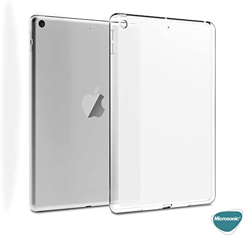 iPad 10.2'' 9. Nesil (A2602-A2604-A2603-A2605) için Kılıf Transparent Soft Beyaz [iPad 9.Nesil 10.2 ile Uyumlu Kılıf - Beyaz]