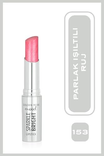 Mood Sparkle Bright Lipstick No:153 Pink Glitz - Işıltılı Ruj