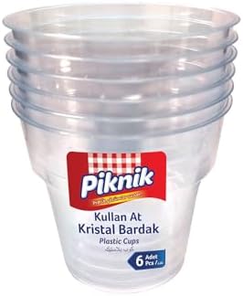Piknik Kullan At Kristal Bardak 6'lı Şeffaf 1482
