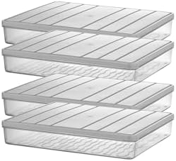 - Nora 4'lü 2.5 Litre Büyük Boy Açık Gri Saklama Kabı