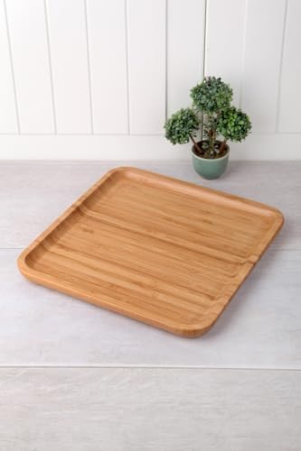 HOME BAMBU KARE SUNUM TABAĞI 25CM