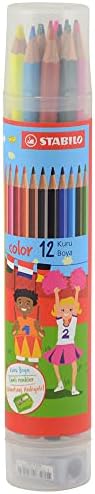 color - Kuru Boya Kalemi - 12'li Plastik Tüp