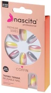 24'lü Coffin Renkli Takma Tırnak - 184