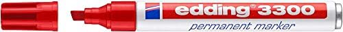 3300 permanent markör - kırmızı - 1 kalem - 1-5 mm kesik uçlu