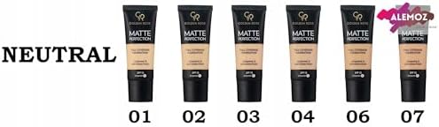 Golden Rose Matte Perfection Foundation No:Warm 1 - Fondöten