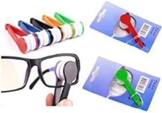 Fxl 1 Adet Mikrofiber Gözlük Temizleme Sileceği, Gözlük Camı Temizleme, Toz Bırakmaz, Leke Bırakmaz,Mavi, Sarı, Siyah, Yeşil