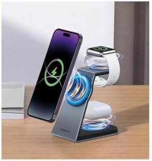 3in1 15W Telefon 2,5W Saat 3,5W Kulaklık Kablosuz Şarj İstasyonu MG-80