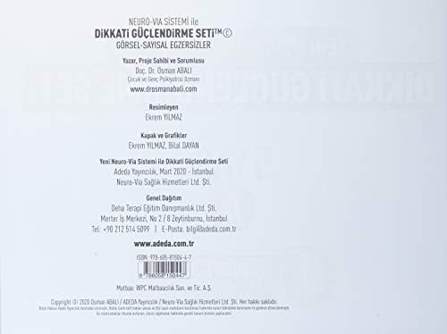 Yeni Neuro Via Sistemi İle Dikkati Güçlendirme Seti 5 Yaş (3 Kitap Karton Kutu)