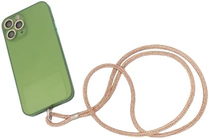 - Cep Telefonu Boyun Askısı, Swarovski Taşlı Işıltılı Askı, Ayarlanabilir, Metal Halkalı, Hafif & Şık Askı İpi, Suya Dayanıklı Tasarım - Altın Renk