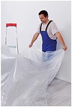 2 Adet Eşya Koruma Örtüsü Hışır Örtü Boya Badana Örtüsü 10 M²