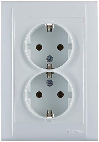 DEFNE Ikili Toprakli Priz, Beyaz