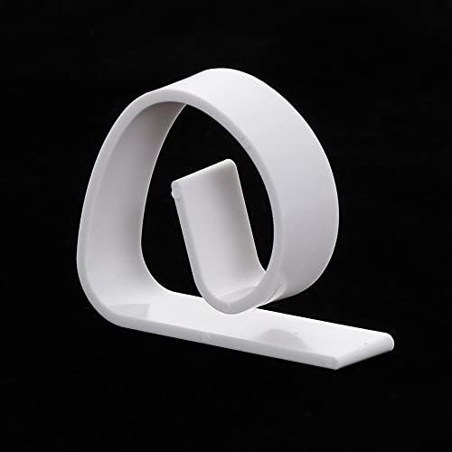 Beyaz Yaysız Masa Örtüsü Tutacağı Mandal Kayma Önleyici Tutucu Sabitleyici Kıskaç Klips Aparat (4, Beyaz)