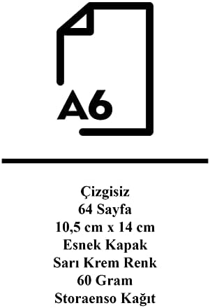 Motifleri Defter Seti 2, Çizgisiz, 64 Sayfa, 10.5x14cm
