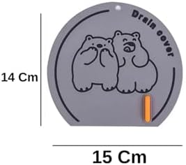 Banyo ve Mutfak Lavabo Koku Önleyici Gider Koruyucu Silikon Sızdırmaz Ped 1 ADET SİYAH