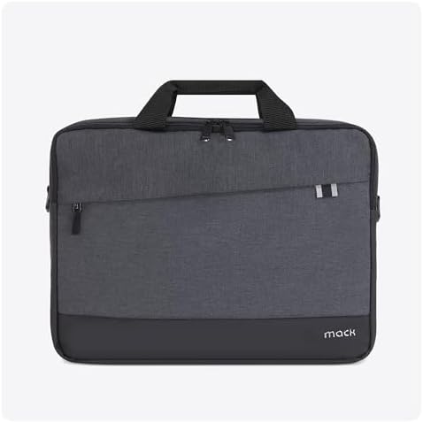 Unicity Eco MCE-1111 Çevre Dostu Laptop Çantası, YKK Fermuarlı Çantası, Air/Pro ile Uyumlu Bilgisayar Çantası, Erkek Kadın 14.1 inç Notebook El Çantası, Siyah