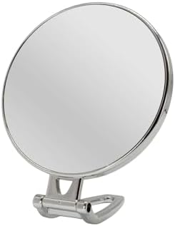 Efe Mark Beauty Serisi 3x Büyüteçli Çift Taraflı Ayarlanabilir Eğimli Masa Üstü Makyaj Aynası 16x16 CM Yuvarlak