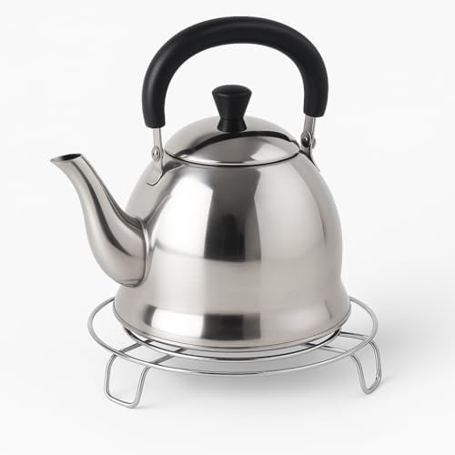 Paslanmaz Çelik Yuvarlak Metal – Dayanıklı Tencere, Çaydanlık ve Tava Altlığı | Kaymaz, Dayanıklı, Şık Mutfak Aksesuarı