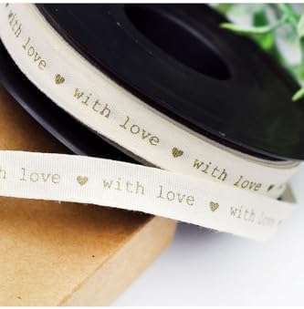 Pamuk Şerit, With, 1 Cm 2 Metre Natürel