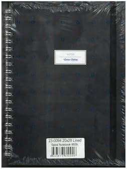 0094 Notes 20x28cm Spiralli Sert Kapak 90gr. 96yp. Çizgili Defter