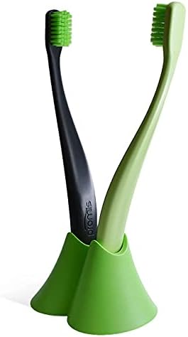 Bioplastik Fırça tutacağı 2'li Yeşil